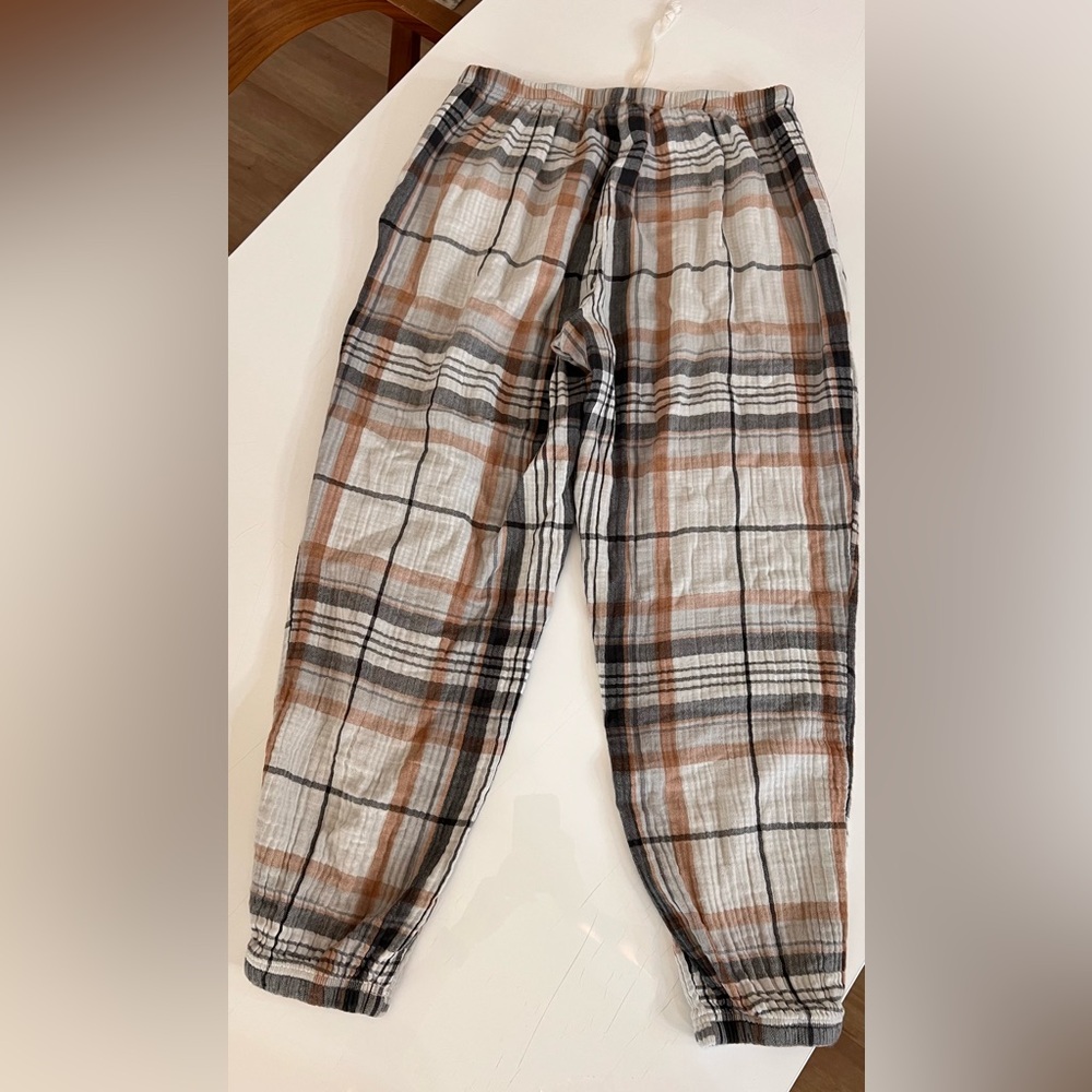 Aerie Soft Gauze Pajama Joggers, Size Medium - Picture 3 of 9